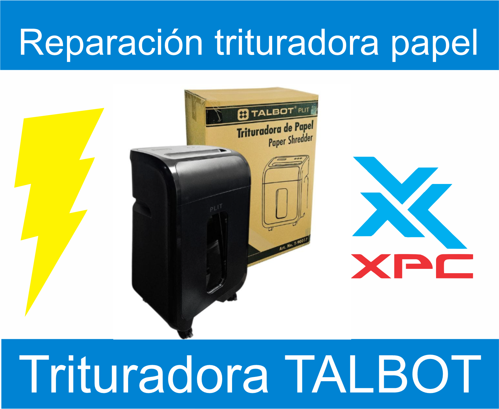 Reparacion de trituradora papel